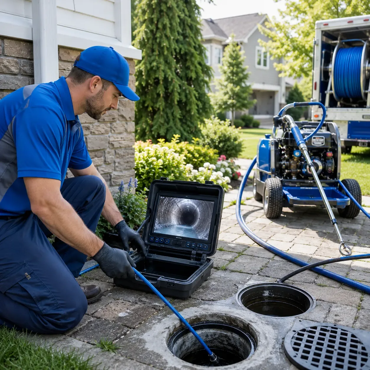 Outdoor drain cleaning professionals serving Ridgeway, IA